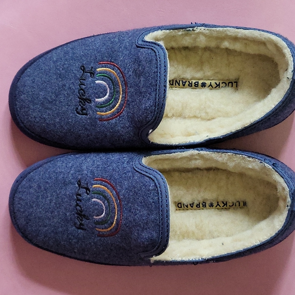 Lucky Brand Leather Slippers
